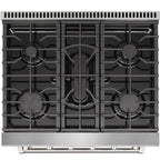 KOSTCH 30-in 5 burners 4.55-cu ft Convection Oven Freestanding Liquid Propane Gas Range ( Stainless steel )