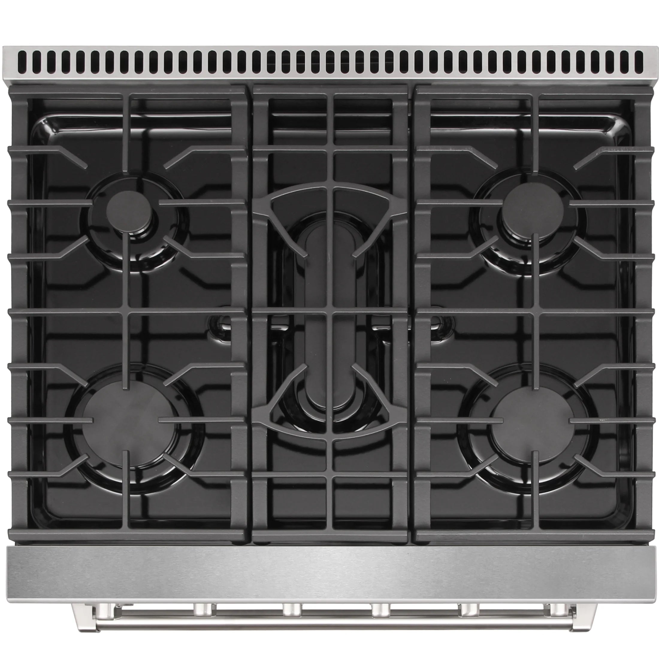 KOSTCH 30-in 5 burners 4.55-cu ft Convection Oven Freestanding Liquid Propane Gas Range ( Stainless steel )