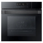 24" Electric Single Wall Oven - 70L Convection Oven with Air Frying, 2.5Cu.ft with 8 Baking Modes, 3D Surround Heating, Double-Layered Glass Door, Touch Control, Timer