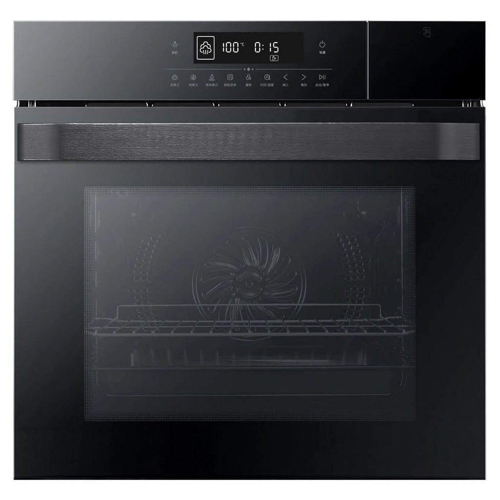 Aoile 24" Single Wall Oven, 3000W 2.5 Cu.Ft. Built-in Electric Oven with 4 Cooking Functions & 108 Automatic Recipes