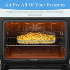 Lanbo 30 inch 5.9 CU.ft. Freestanding Electric Convection Range with Air Fry and Rotisserie, Electric cord or plug is not included