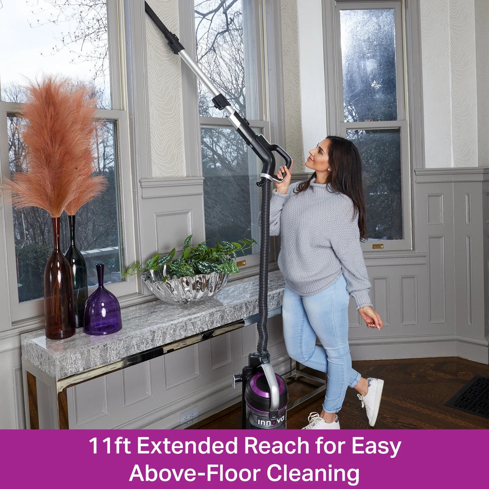 Innova by Eureka Upright Vacuum with Whirlwind Anti-Tangle Technology, NEU700, New