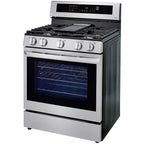 LG 30�� 5.8 cu ft Slide-In Gas Range in Stainless Steel