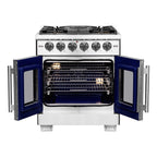 FORNO Capriasca 30" Freestanding French Door Gas Range