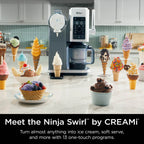 Ninja Swirl? by CREAMi? Soft Serve and Ice Cream Maker, 13 One-Touch Programs, NC701