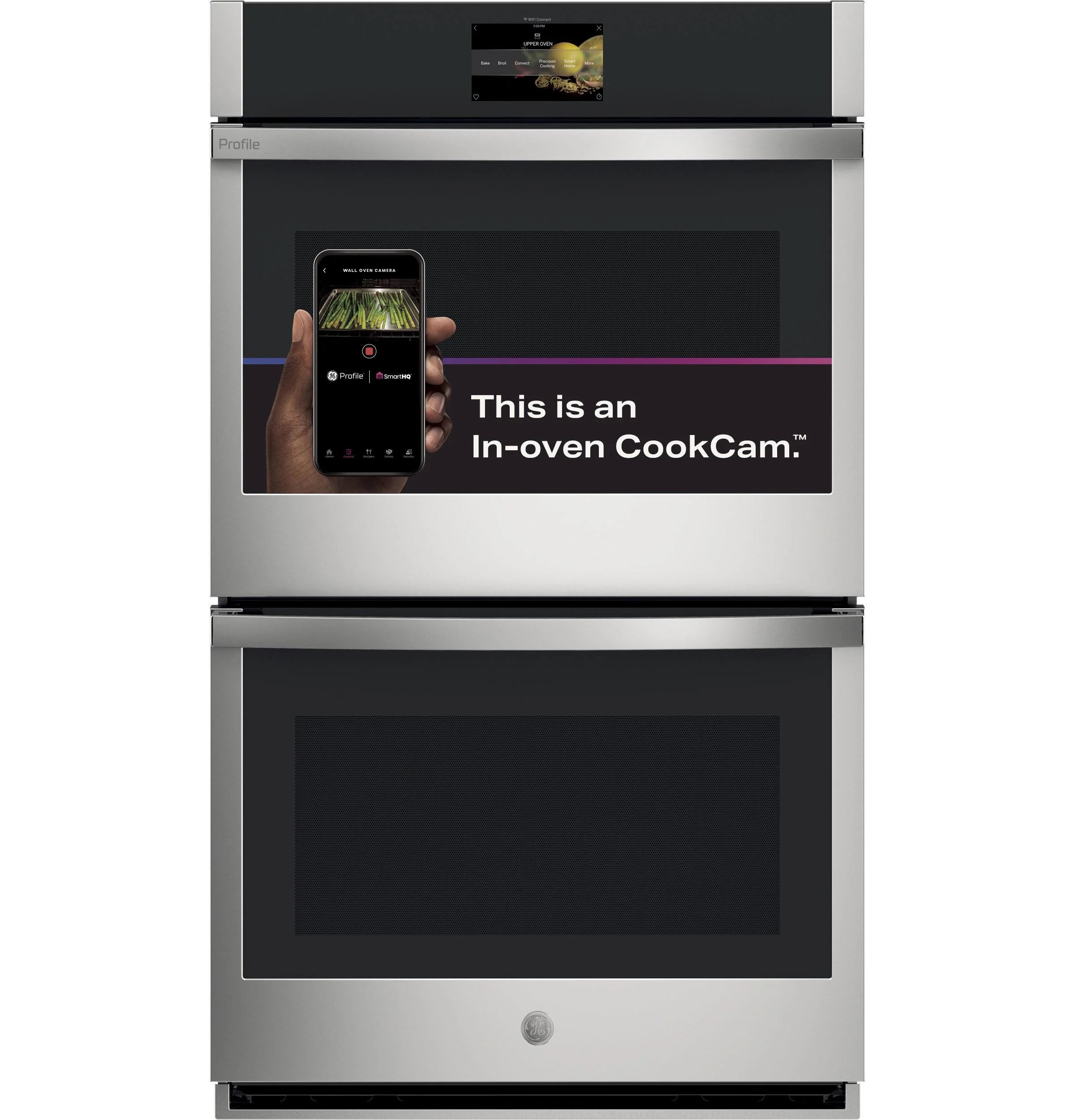 Ge Profile Ptd9000 Profile 30" Wide 10 Cu. Ft. Double Electric Oven - Stainless Steel