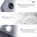 Costway Twin Tub 20Lbs Top Load Washing Machine with Gravity Drain