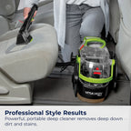 BISSELL Little Green Pro Portable Deep Cleaner, for Carpet, Upholstery, and Auto, Compact, Superior Suction, Professional Cleaning, StainProtect Technology, 2505