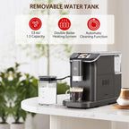 Soonbuy Fully Automatic Espresso Machine 20 Bar, With Milk Frother Steam Wand,Gold