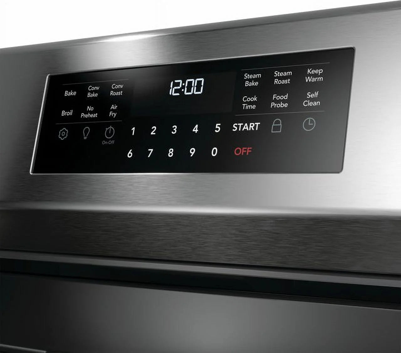 Frigidaire 30" Rear Control Gas Range-Stainless Steel GCRG3060BF