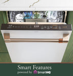 Cafe Cdt888pv 24" Wide 16 Place Setting Built-In Top Control Dishwasher - White