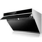 FOTILE Slant Vent Series 30" 850 CFM Under Cabinet or Wall Mount Range Hood with 2 LED lights and Push Buttons in Onyx Black Tempered Glass