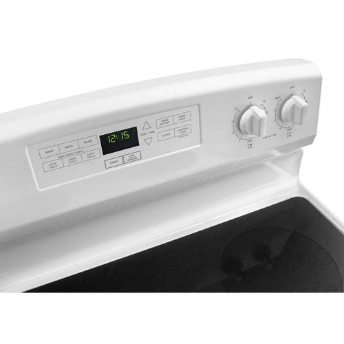 Brand New Amana® AER6303MFW - Freestanding 30" Electric Range - White - with Extra Large Oven Window 46" H x 27" D x 29" W