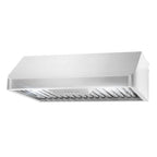 Cosmo 4 Piece Kitchen Appliance Package with 30" Freestanding Electric Range 30" Under Cabinet Range Hood 24" Built-in Integrated Dishwasher & French Door Refrigerator Kitchen Appliance Bundles