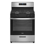 WHIRLPOOL WFG320M0MS 30" FREE STANDING GAS RANGE Stainless Steel
