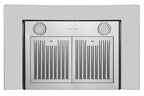Hauslane WM-600SS-30 30 in. Convertible Stainless Steel Wall-Mounted Range Hood with Charcoal Filter