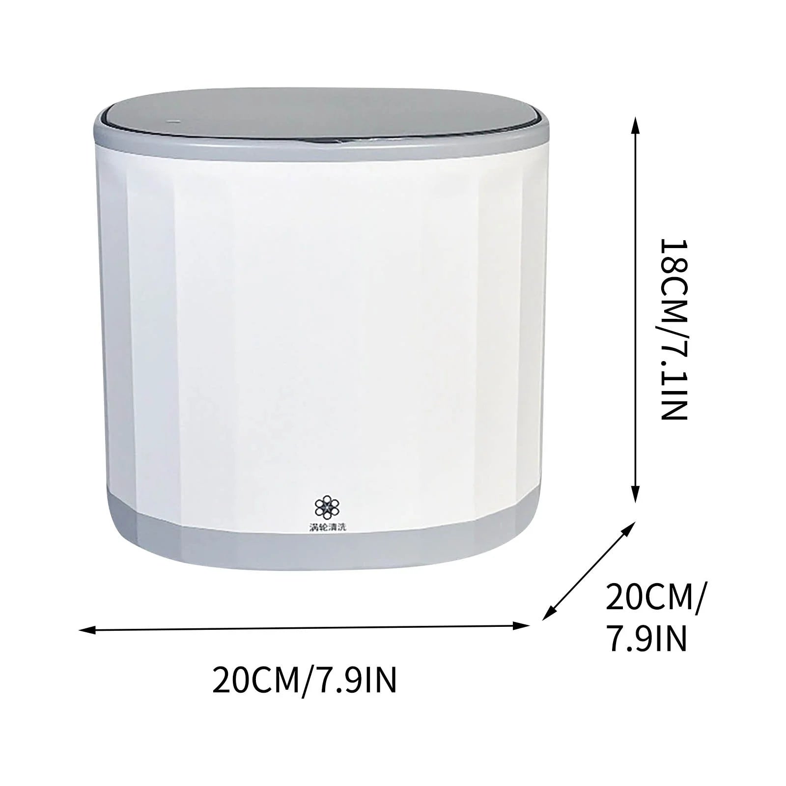 4L 5V Automatic Tea Cup Cleaner, Portable Mini Dishwasher with 360?��, Countertop Dishwasher USB Rechargeable Dish Tea Cup Washing Machine for Home Office Study