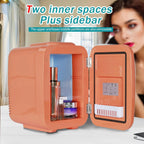 Fridge Portable Thermoelectric 4 Liter Cooler and Warmer for Skincare,  Friendly Beauty Fridge For Foods,Medications, Cosmetics, Breast Milk, Medications Home and Travel