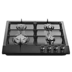 Tohu Stainless Steel Stove 3.3kW 5-Burner Closed Chassis Propane Cooktop for Outdoor/Indoor Cooking