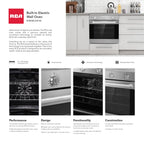 24 in. Century Collection 3.25 cu. ft. Electric Wall Oven, Convection, 7 Functions, Knob Controls in Stainless Steel