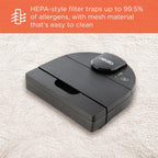 Open Box Neato D9 Intelligent Robot Vacuum Wi-Fi Connected with LIDAR Navigation in Black