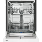 MIDEA 24" Front Control Dishwasher, 52 dBA, Hybrid Tub
