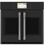 Café CTS90FP3ND1 30 inch Matte Black Single Convection Smart Electric Wall Oven