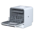 Kitem Mini Dishwasher with 6 Functions, 5 Place Settings -- 2-Tier Rack, 3-Spray Arm, Air-Dry Function, Portable Dishwasher with 5L Water Tank, Automatic Smart Countertop Dishwasher