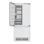 36 In. Panel Ready French Door Refrigerator With Ice maker, water dispenser, Frost Free . 19.6 total cubic feet