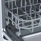 Happydeer Mini Dishwasher with a Built-in 5L Water Tank, No Hookup Needed, 2-Tier Rack, 3-Spray Arm, Air-Dry Function, Automatic Smart Portable Countertop Dishwasher