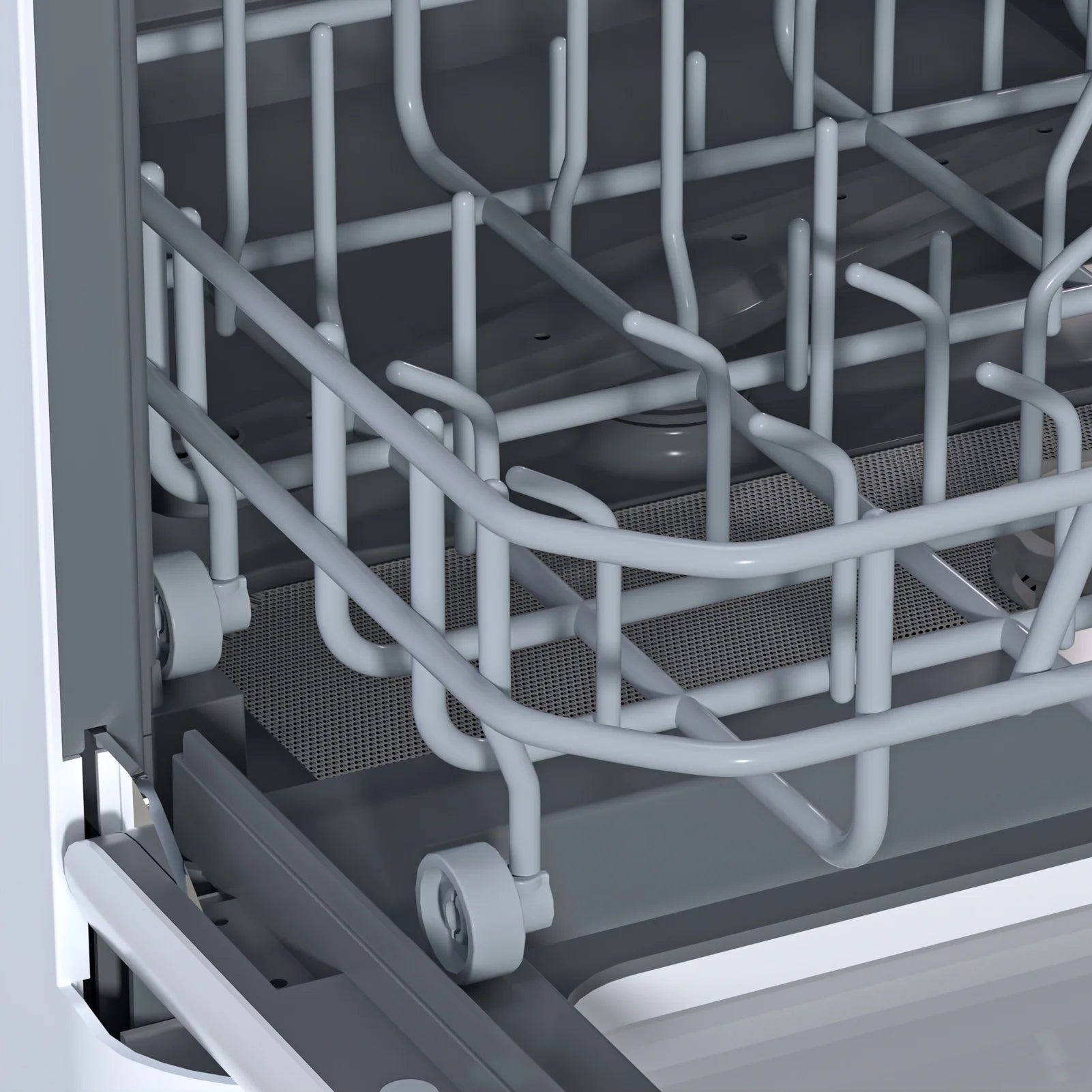 Happydeer Portable Countertop Dishwasher with 5L Water Tank, Automatic Smart Countertop Dishwasher, Mini Dishwasher with 5 Place Settings, 2-Tier Rack, 3-Spray Arm, Air-Dry Function