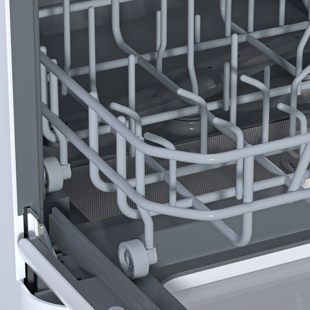 Kitem Portable Countertop Dishwashers, Compact Dishwashers with 5 L Built-in Water Tank & Inlet Hose, 6 Programs, Air-Dry Function Dishwash for Small Apartments