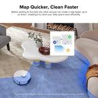 Roborock? S8 Robot Vacuum Cleaner and Sonic Mopping with DuoRoller? Brush, 6000 Pa, and Obstacle Avoidance