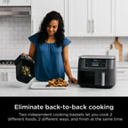 Ninja Foodi 6-in-1 8-quart 2-basket Air Fryer with DualZone Technology