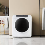 VINGLI Portable Clothes Dryer 3.5 Cu.Ft 1300W White Electric Tumble Dryer