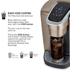 Keurig K-Elite Single-Serve K-Cup Pod Coffee Maker, Brushed Slate