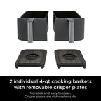 Ninja Foodi 6-in-1 8-Quart 2-Basket Air Fryer with DualZone Technology