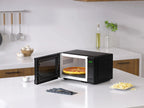 Midea 0.9 Cu. Ft. Countertop Microwave Oven, 6 Auto Programs, 10 Power Level, Black, EM9P022CVPMB