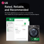 LG WM4000HBA 4.5 Cu. Ft. Ultra Large Capacity Smart Wi-Fi Enabled Front Load Washer with Turbowash