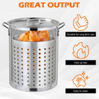 Ktaxon Propane Outdoor Fryer Kit Aluminum Frying/Boiling Turkey Fryer Pot 30QT 4 Piece Set