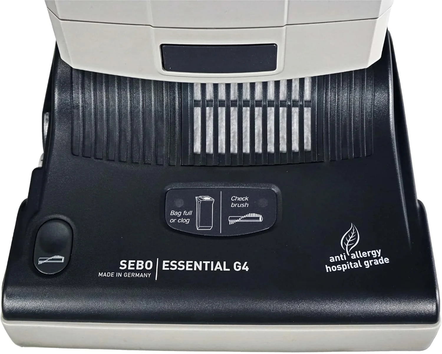 SEBO Essential G4 Vacuum, 12" Power Head, 40' Cord, Tools, Hospital-Grade Filter