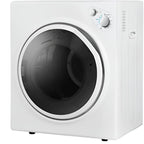 TABU 2.6 cu ft Portable Dryer for Clothes, 8.8 lbs Compact Dryer, Electric Dryer for Apartment,White