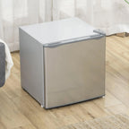 Resenkos 1.1 Cu.Ft Countertop Mini Freezer, Compact Upright Freezer with Removable Shelves, Red