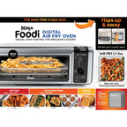 Ninja Foodi 6-in-1 Digital Air Fry Oven, Air Fryer, Convection Oven, Toaster, with Digital Crisp Control Technology, Compact Size, Stainless, SP080