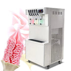 Kolice Commercial ETL 5 Flavors Soft Serve Ice Cream Machine,gelato soft ice cream maker -5 Different Discharge Nozzles,Upper Tanks Refrigerated