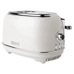 Haden Heritage 1.7 Liter Electric Kettle with 2 Slice Bread Toaster, White