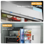 Coolski 54a??a?? Wide Commercial Freezer with 2 Door, Stainless Steel Reach-in Freezer Upright, 49 Cu.Ft Large Capacity ETL NSF Approved