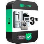 GE JVM3160RFSS 1.6 Cu. Ft. Over-the-Range Microwave Oven Stainless Steel Bundle with Deco Chef Pair of Red Heat Resistant Oven Mitt and 3 YR CPS Enhanced Protection Pack