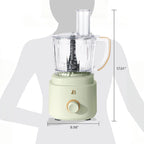 Beautiful 10-Cup Food Processor with Accessories, White Icing by Drew Barrymore