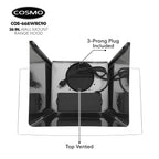30 in. Vista Collection Ductless Wall Mount Range Hood, Button Controls, LED Lights, Stainless Steel